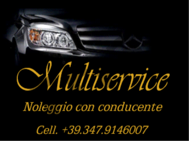 MULTISERVICE noleggio con conducente,ncc ,taxi privato, limusine, mini van